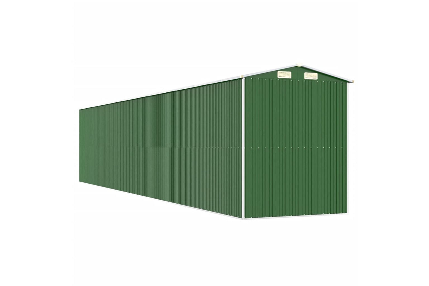 vidaXL 3147437 Garden Shed Green 192x1021x223cm Galvanised Steel-5