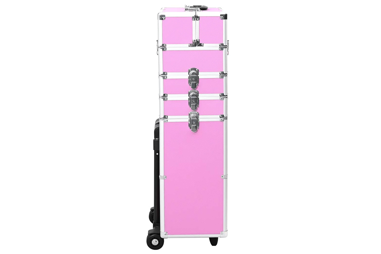 Vidaxl - 91816 Make-up Trolley Aluminium Pink-3