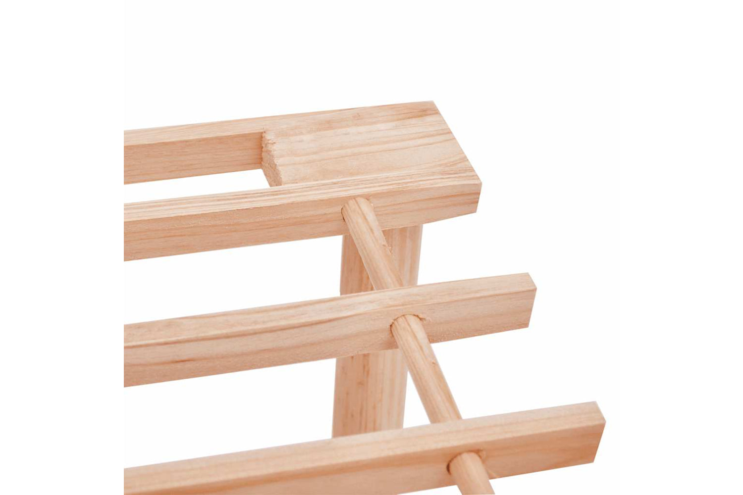 Vidaxl 241065 3-tier Shoe Racks 2 Pcs Solid Fir Wood-5