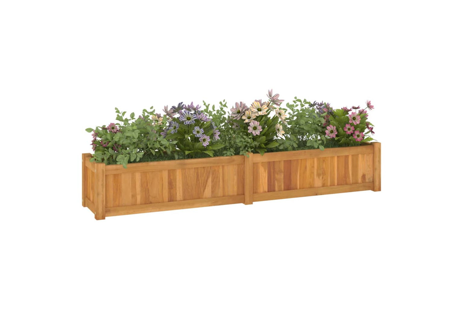 vidaXL 362659 Raised Bed 150x30x25cm Solid Wood Teak-2