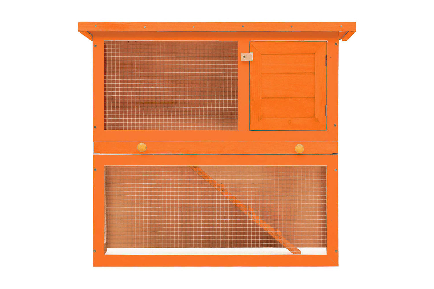 Vidaxl 170158 Outdoor Rabbit Hutch Small Animal House Pet Cage 1 Door Wood-3