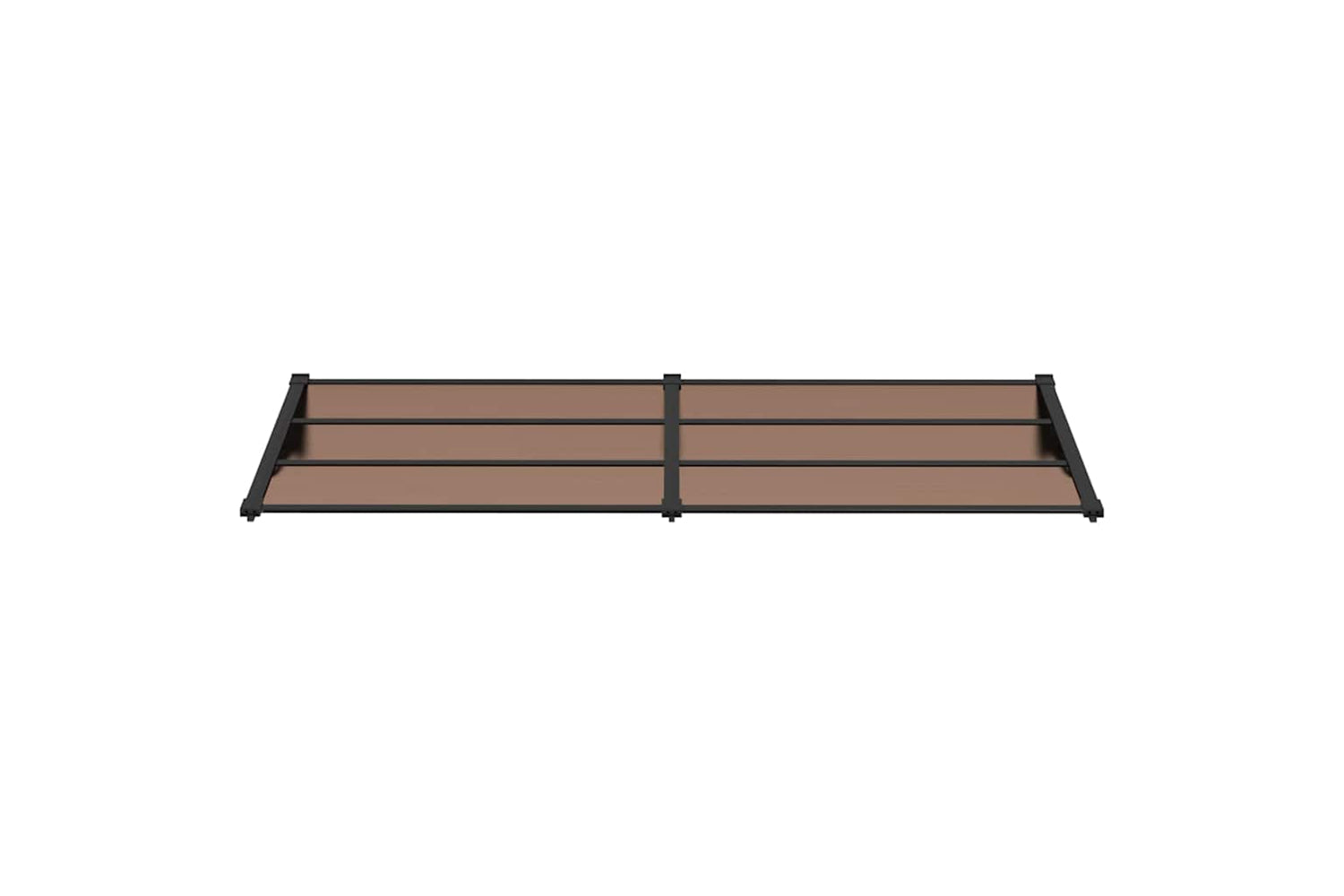 Vidaxl Door Canopy Black 239x90 Cm Polycarbonate-2