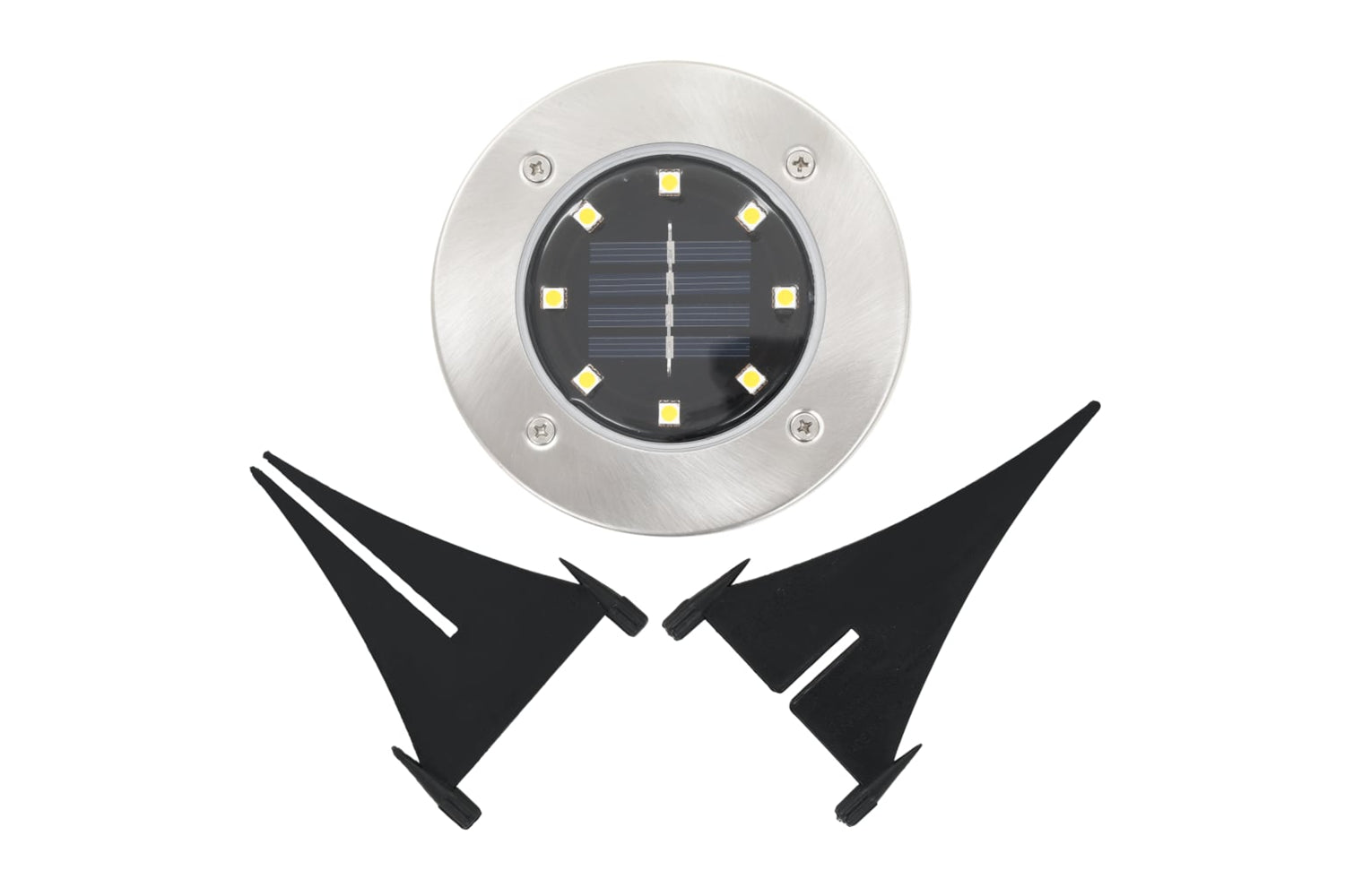 Vidaxl 44416 Solar Ground Lights 8 Pcs Led Lights White-6