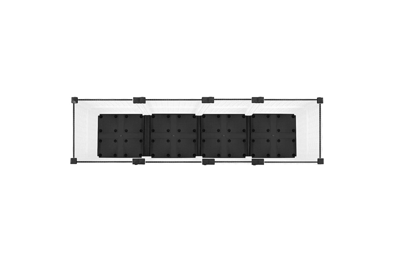 vidaXL Raised Bed 160x40x38cm Polypropylene-6