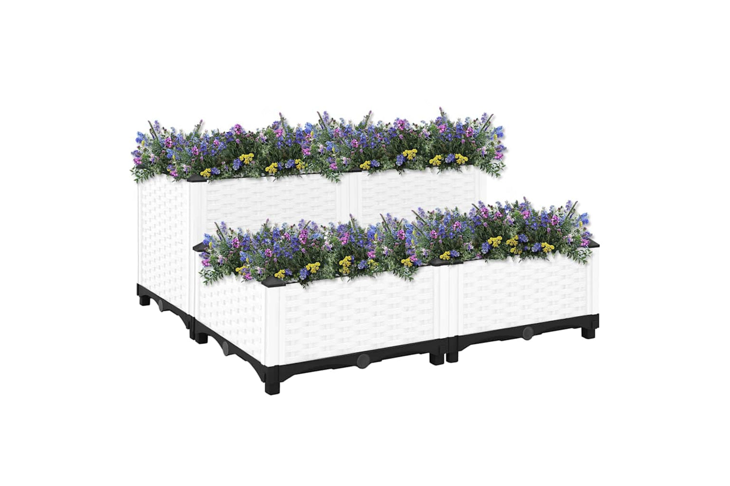 vidaXL Raised Bed 80x80x38cm Polypropylene-2