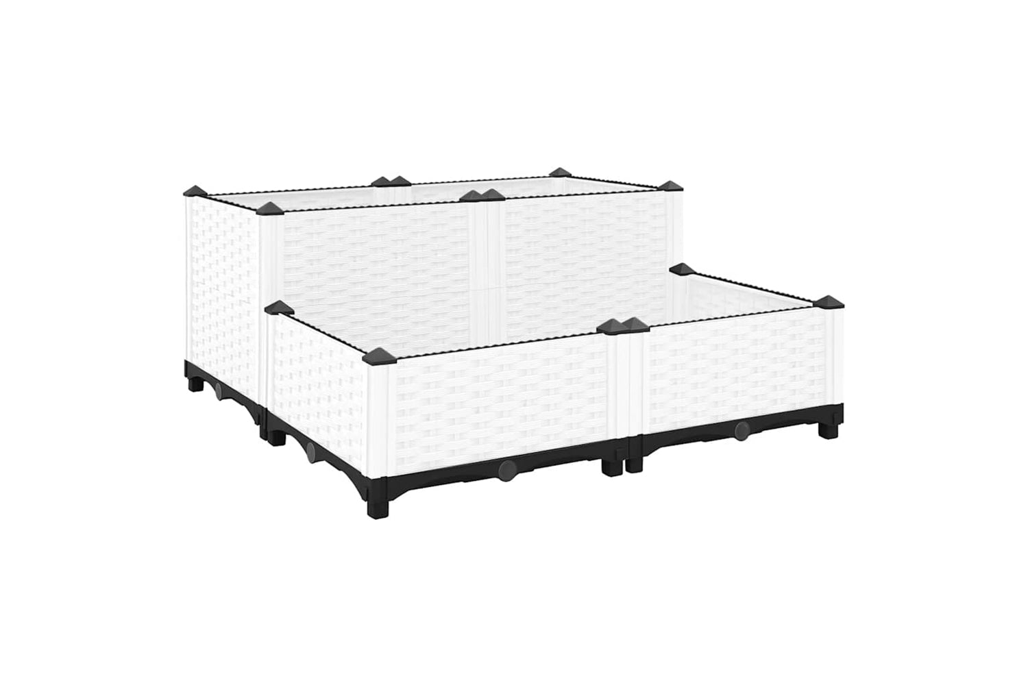 vidaXL Raised Bed 80x80x38cm Polypropylene