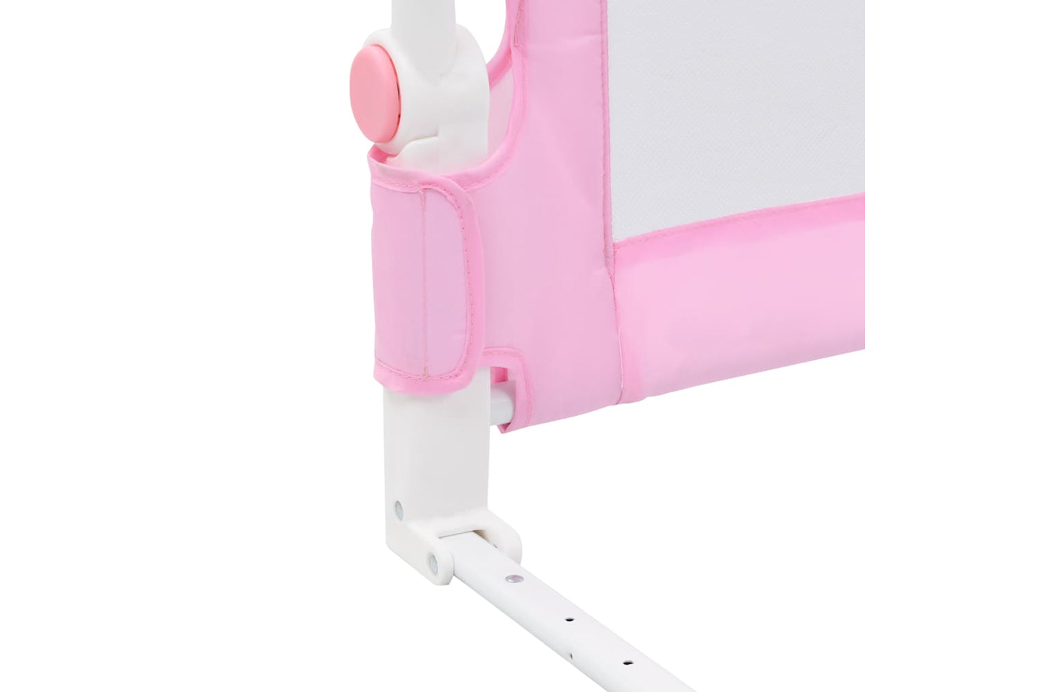 Vidaxl Toddler Safety Bed Rail Pink 120x42 Cm Polyester-5