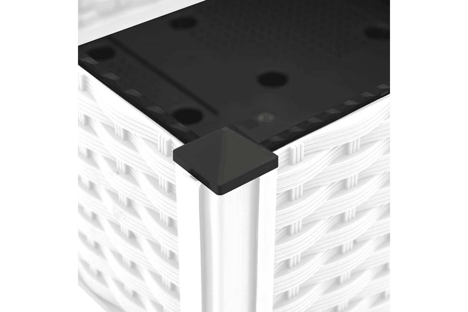 vidaXL Raised Bed 80x40x23cm Polypropylene-7