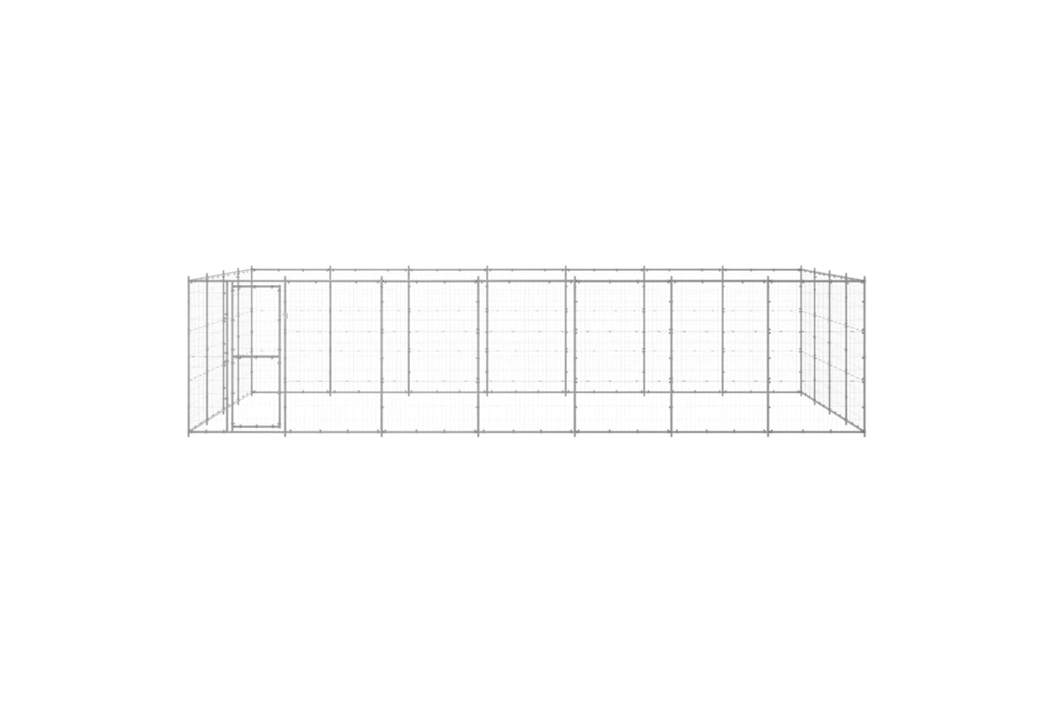 Vidaxl 3082320 Outdoor Dog Kennel Galvanised Steel 33.88 M2-2