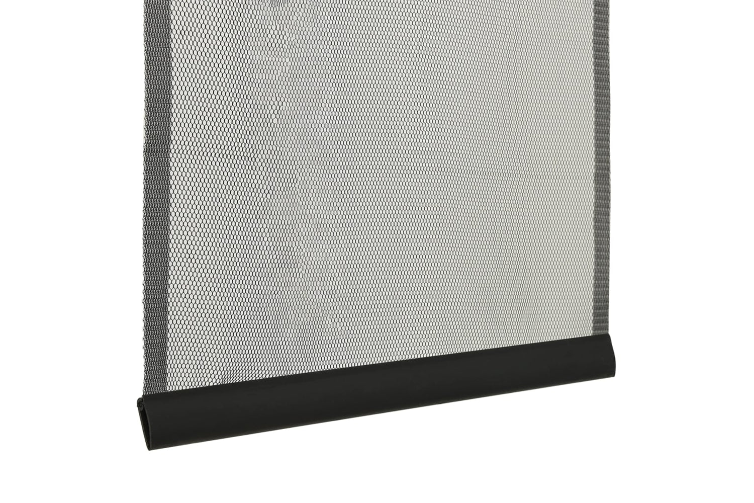 vidaXL 148712 Insect Door Screen With 10-piece Mesh Curtain Black 240x240cm-5