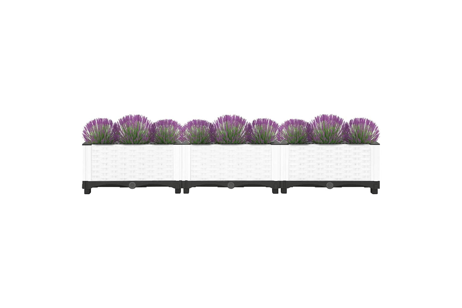 vidaXL Raised Bed 120x40x23cm Polypropylene-3