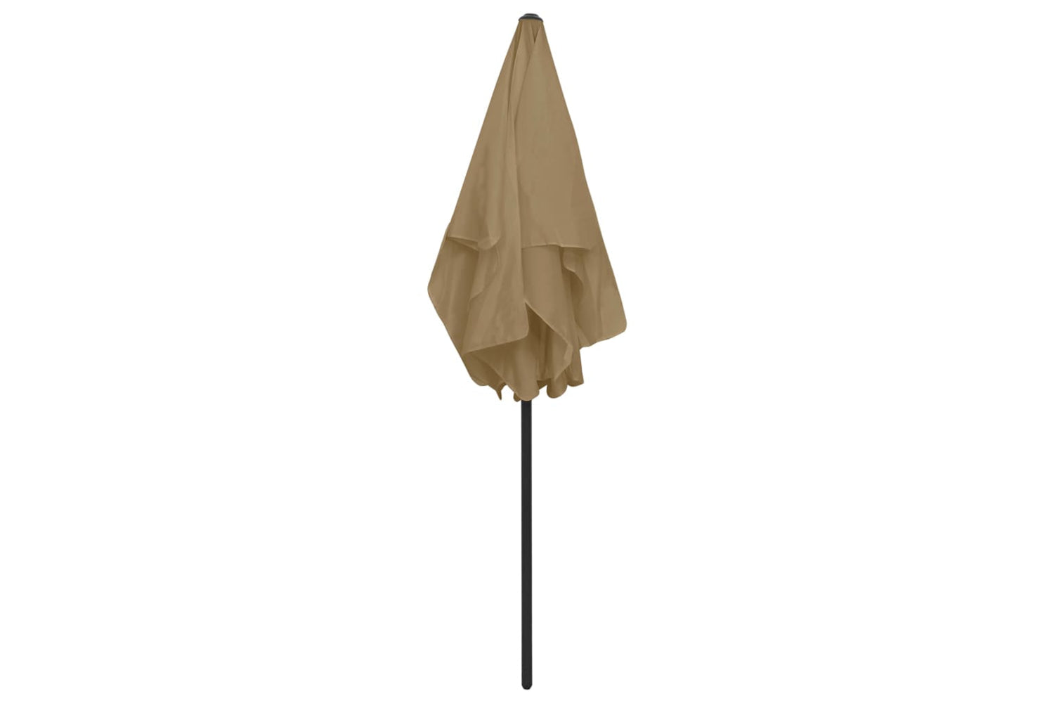 vidaXL 314722 Beach Umbrella Taupe 180x120cm-5