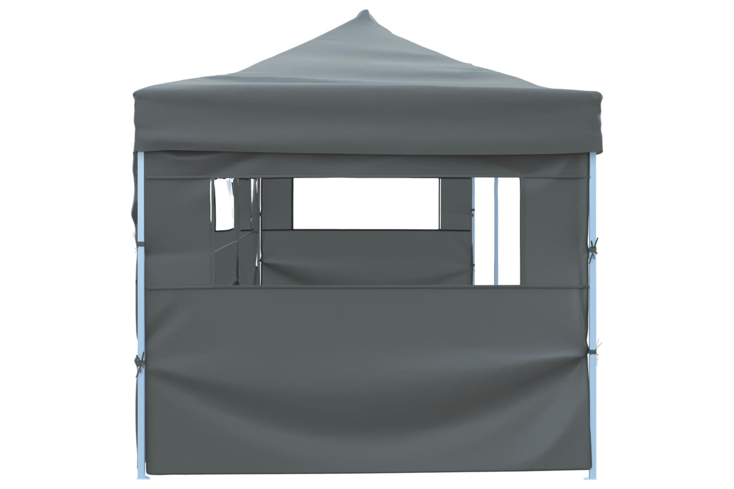 Vidaxl Folding Pop-up Party Tent With 5 Sidewalls 3x9 M Anthracite-3