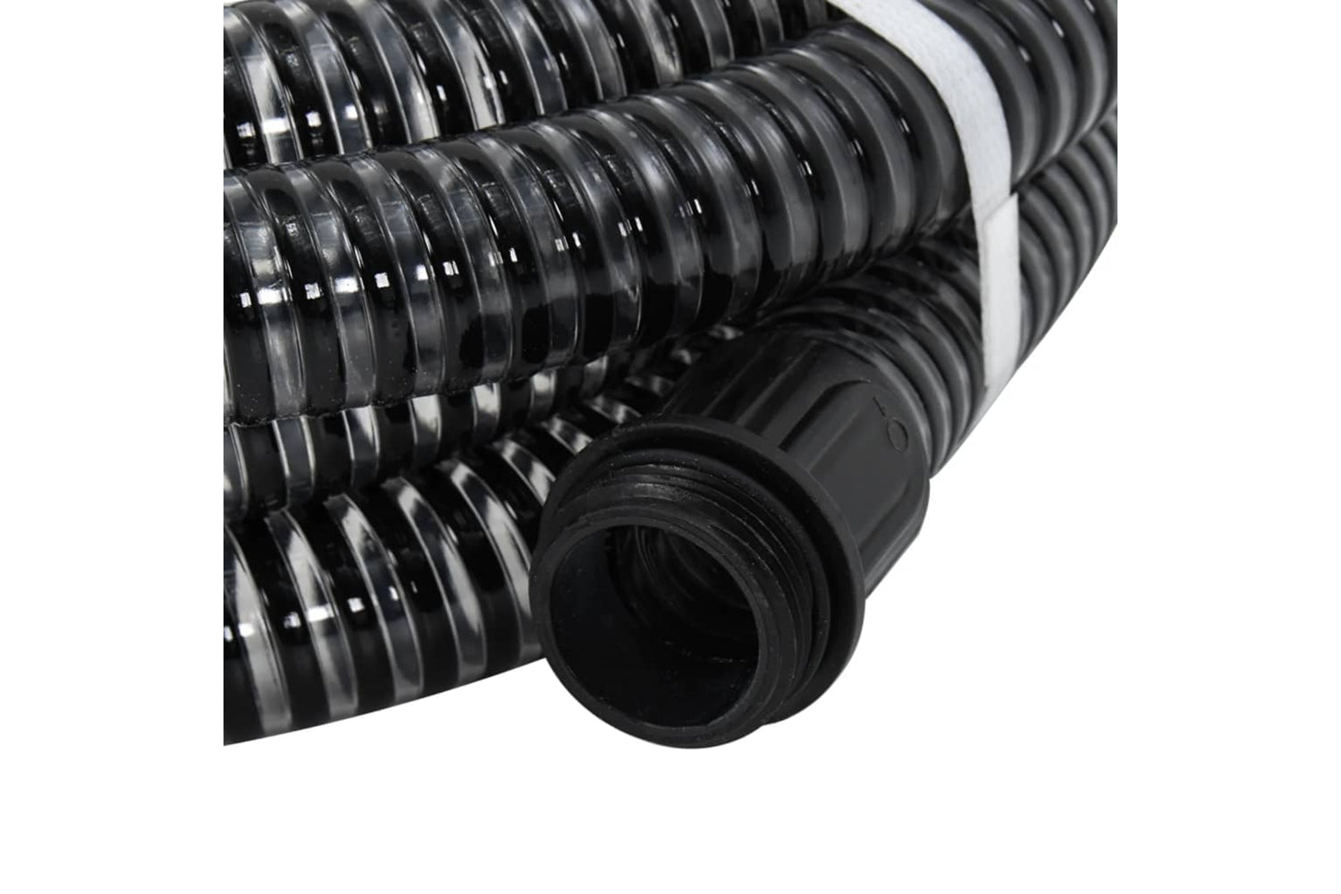 vidaXL 151063 Suction Hose With Brass Connectors 10 M 25mm Black-2