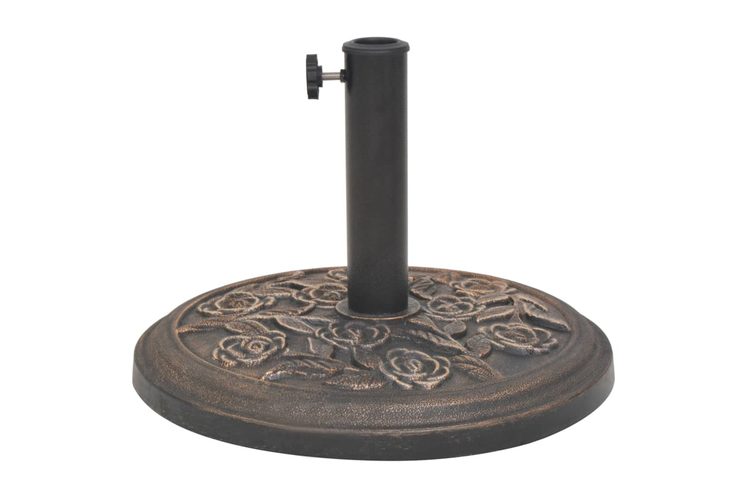 Vidaxl 43656 Parasol Base Resin Round Bronze 9 Kg-3