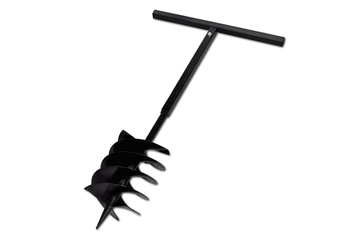 vidaXL 270537 Ground Drill With Handle 200mm With Extension Tube 13 M Steel-6
