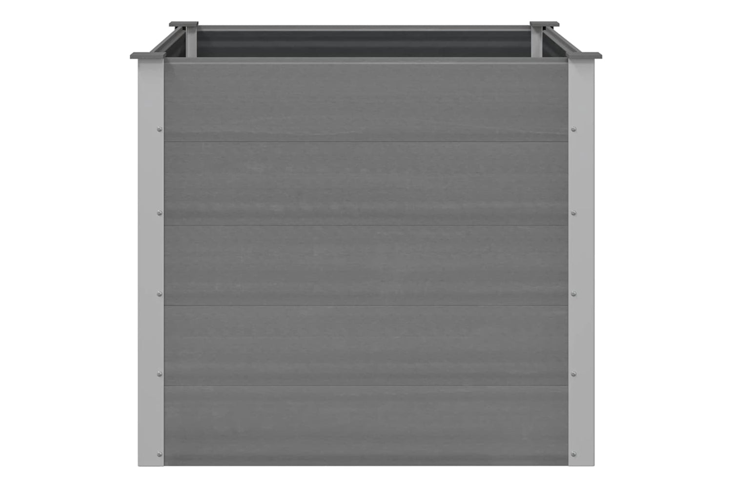 vidaXL 43606 Garden Raised Bed Wpc 100x100x91cm Grey-3