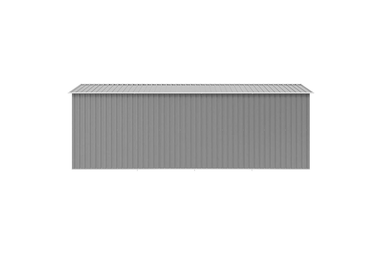 vidaXL 143349 Garden Shed 257x489x181cm Metal Grey-6
