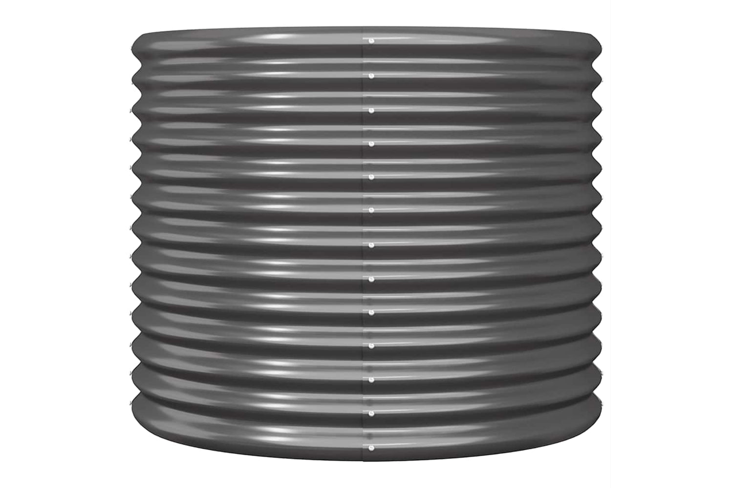 vidaXL 318861 Garden Planter Powder-coated Steel 80x80x68cm Anthracite-2