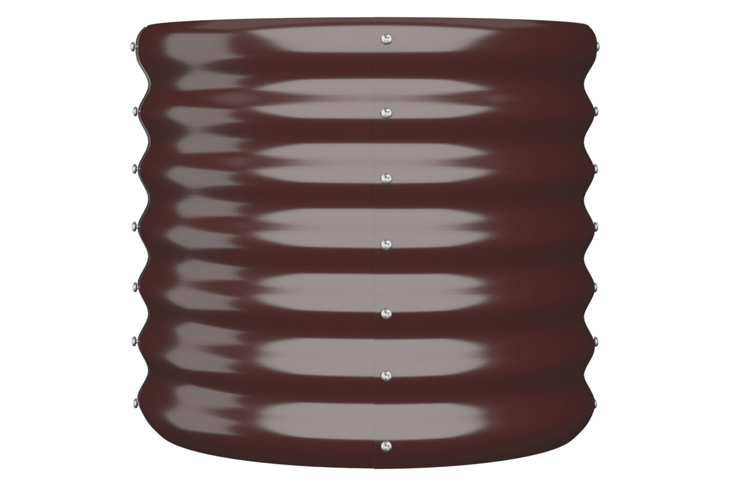 vidaXL 318845 Garden Planter Powder-coated Steel 40x40x36cm Brown-2