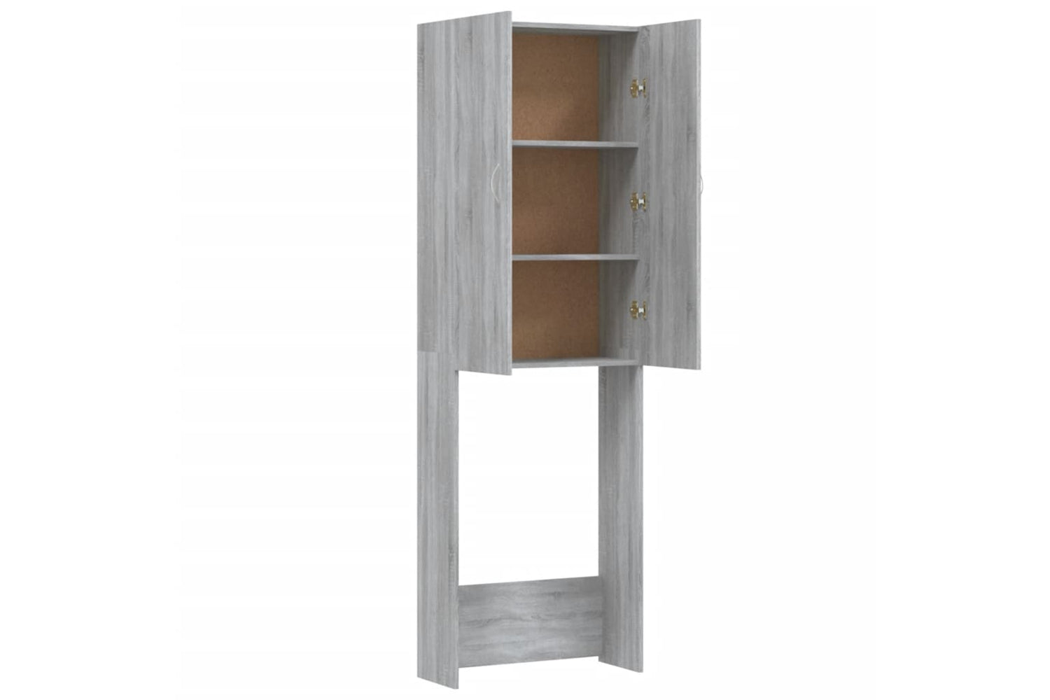vidaXL Washing Machine Cabinet Grey Sonoma 64x25.5x190cm-6