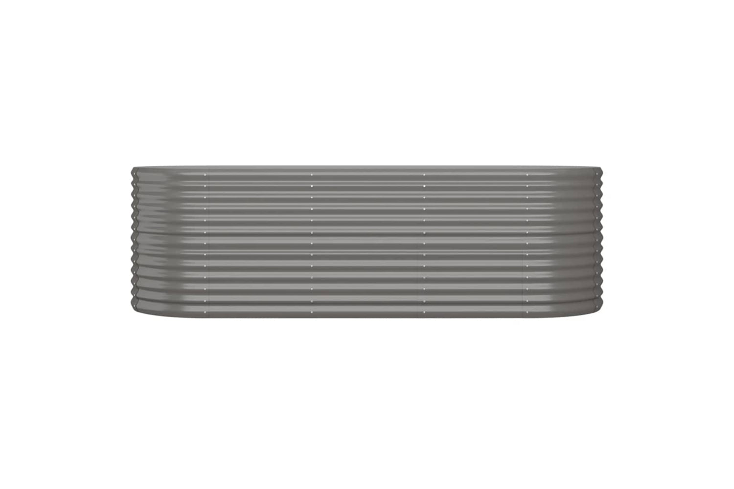 vidaXL 318954 Garden Raised Bed Powder-coated Steel 224x80x68cm Grey-2