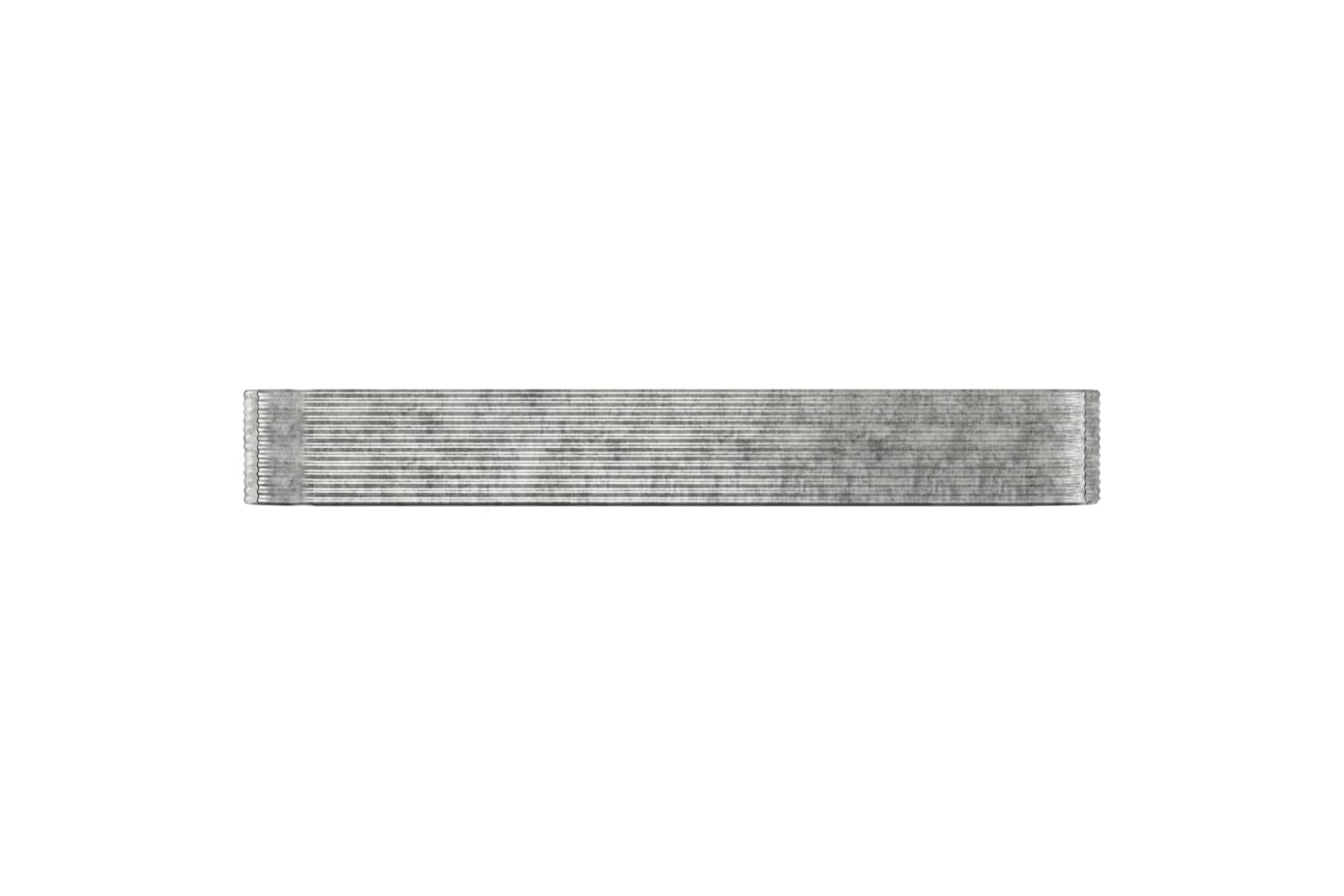 vidaXL 319082 Garden Raised Bed Powder-coated Steel 507x100x68cm Silver-2