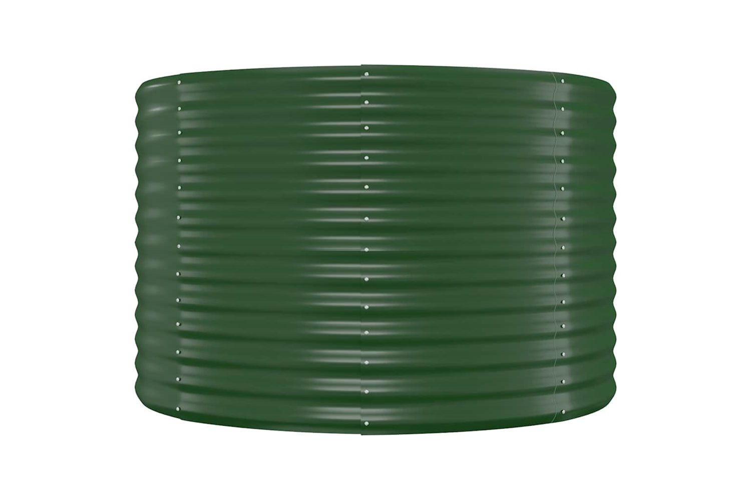 vidaXL 319053 Garden Raised Bed Powder-coated Steel 100x100x68cm Green-2
