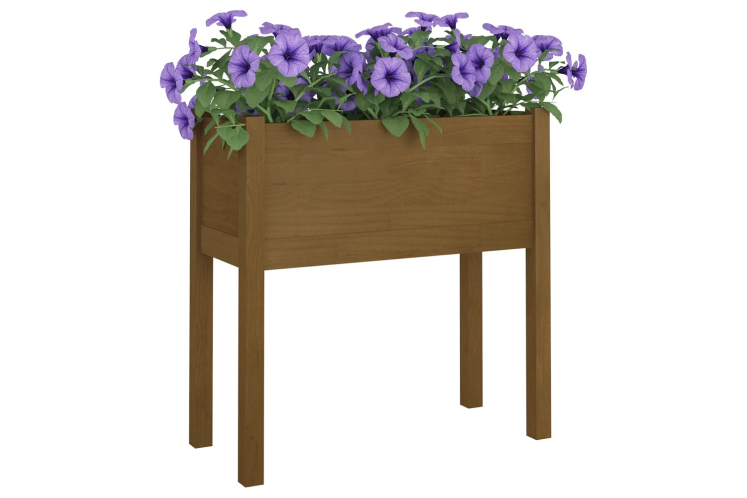 vidaXL 810825 Garden Planter Honey Brown 70x31x70cm Solid Pinewood-5