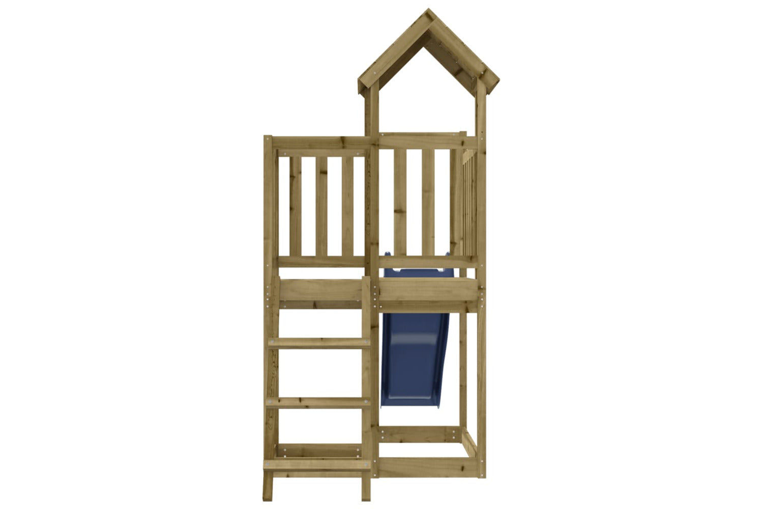 Vidaxl 3155830 Playhouse With Slide Impregnated Wood Pine-7