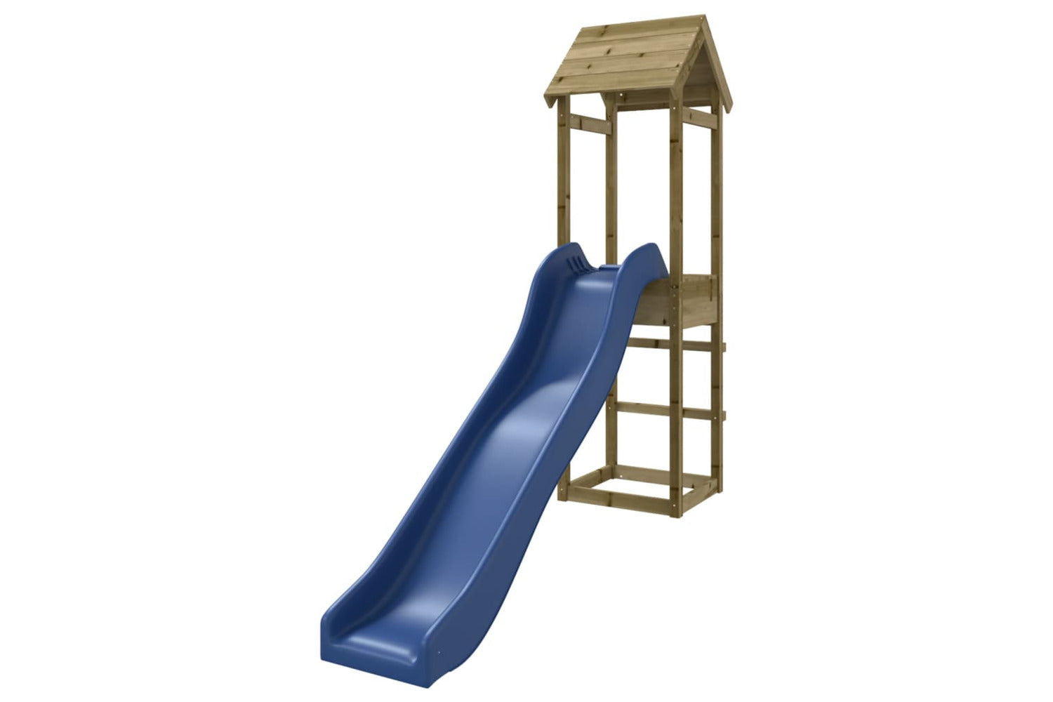 Vidaxl 3155854 Playhouse With Slide Impregnated Wood Pine-3