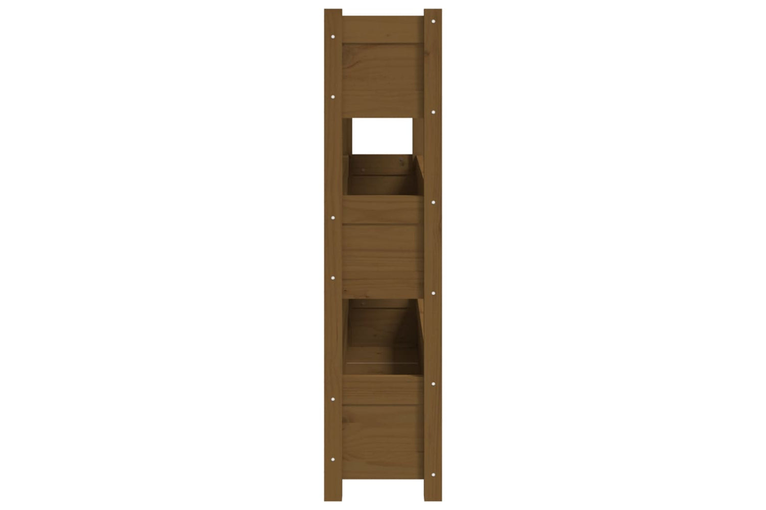 vidaXL 823923 Planter Honey Brown 112x25x104.5cm Solid Wood Pine-5