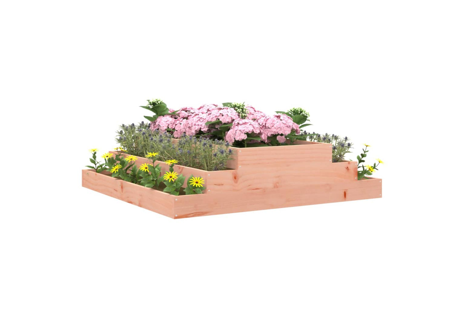 vidaXL 823904 Planter 110x110x27cm Solid Wood Douglas-2