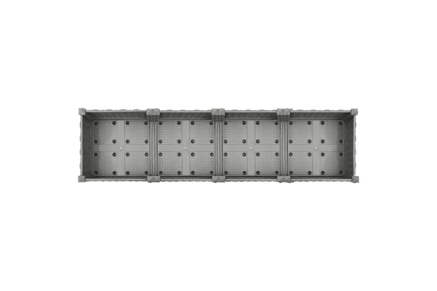 vidaXL Raised Bed 160x40x23cm Polypropylene-6