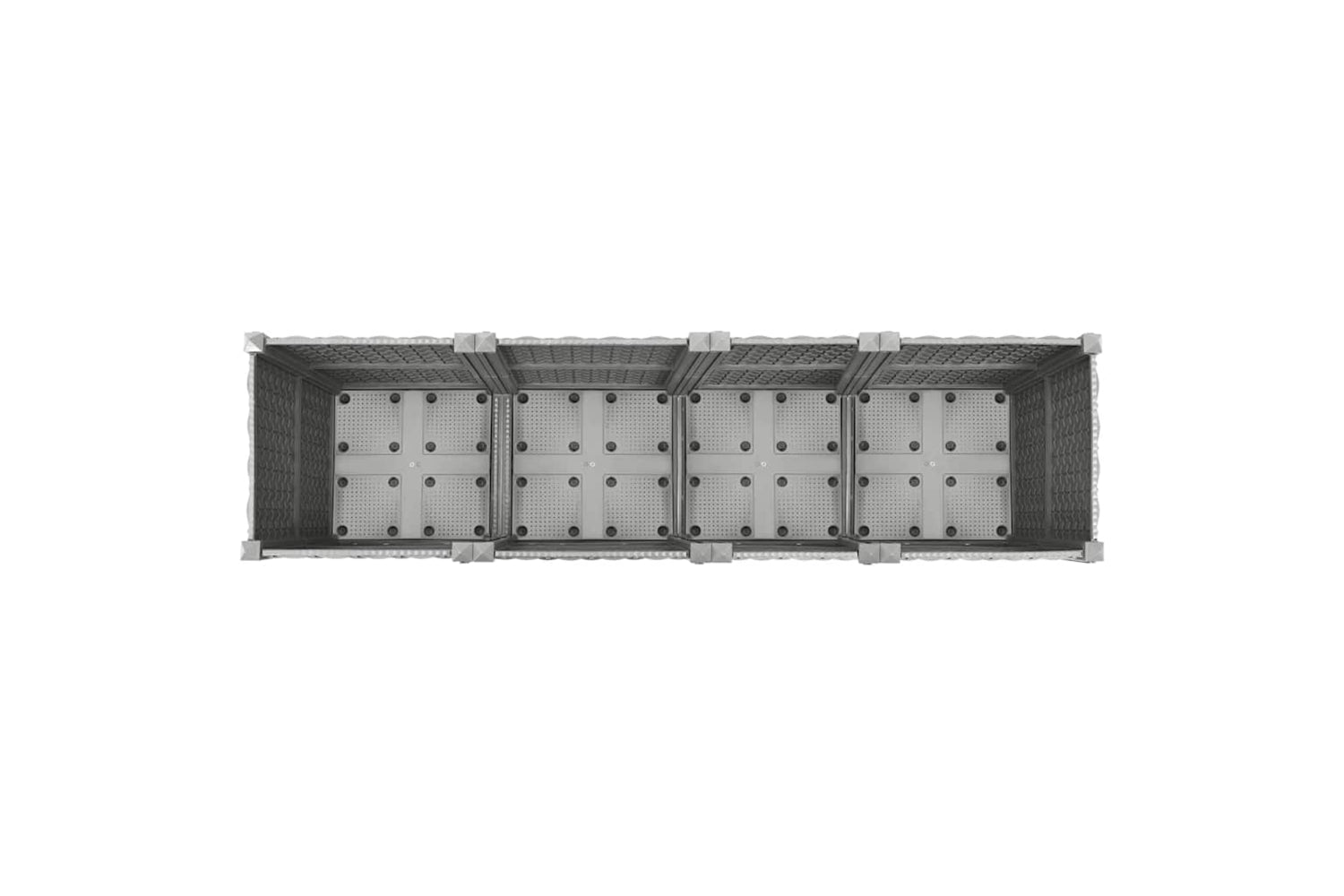 vidaXL Raised Bed 160x40x38cm Polypropylene-6