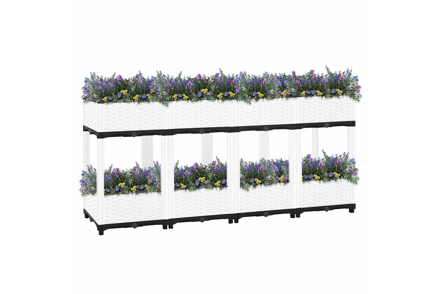 vidaXL Raised Bed 160x40x71cm Polypropylene-2