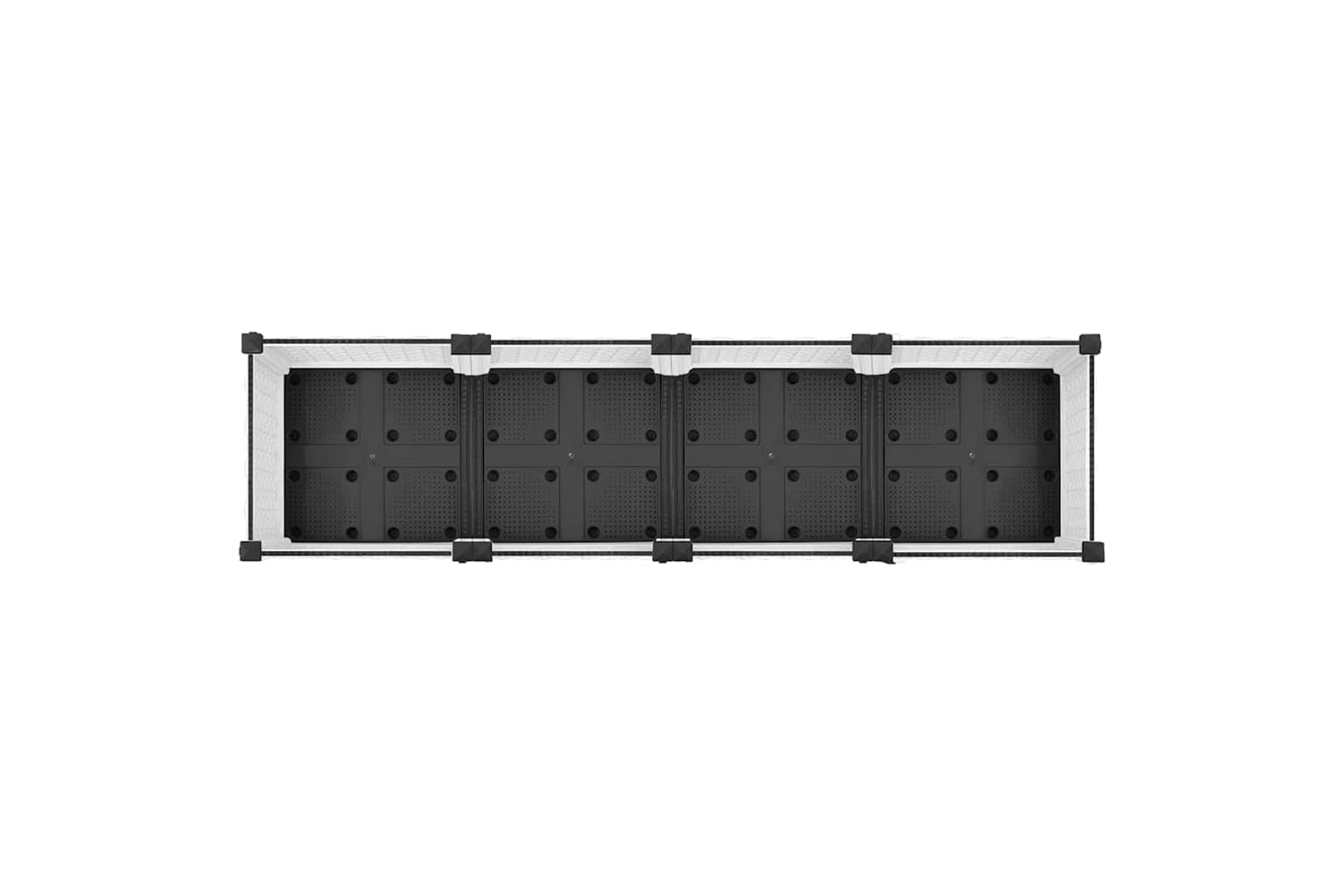 vidaXL Raised Bed 160x40x71cm Polypropylene-5