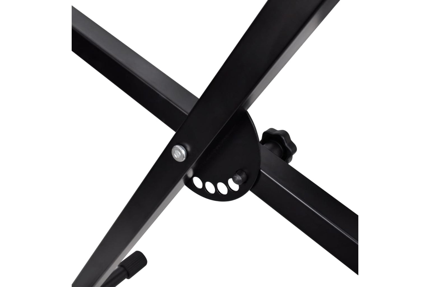vidaXL 70029 Adjustable Single Braced Keyboard Stand X-frame-5