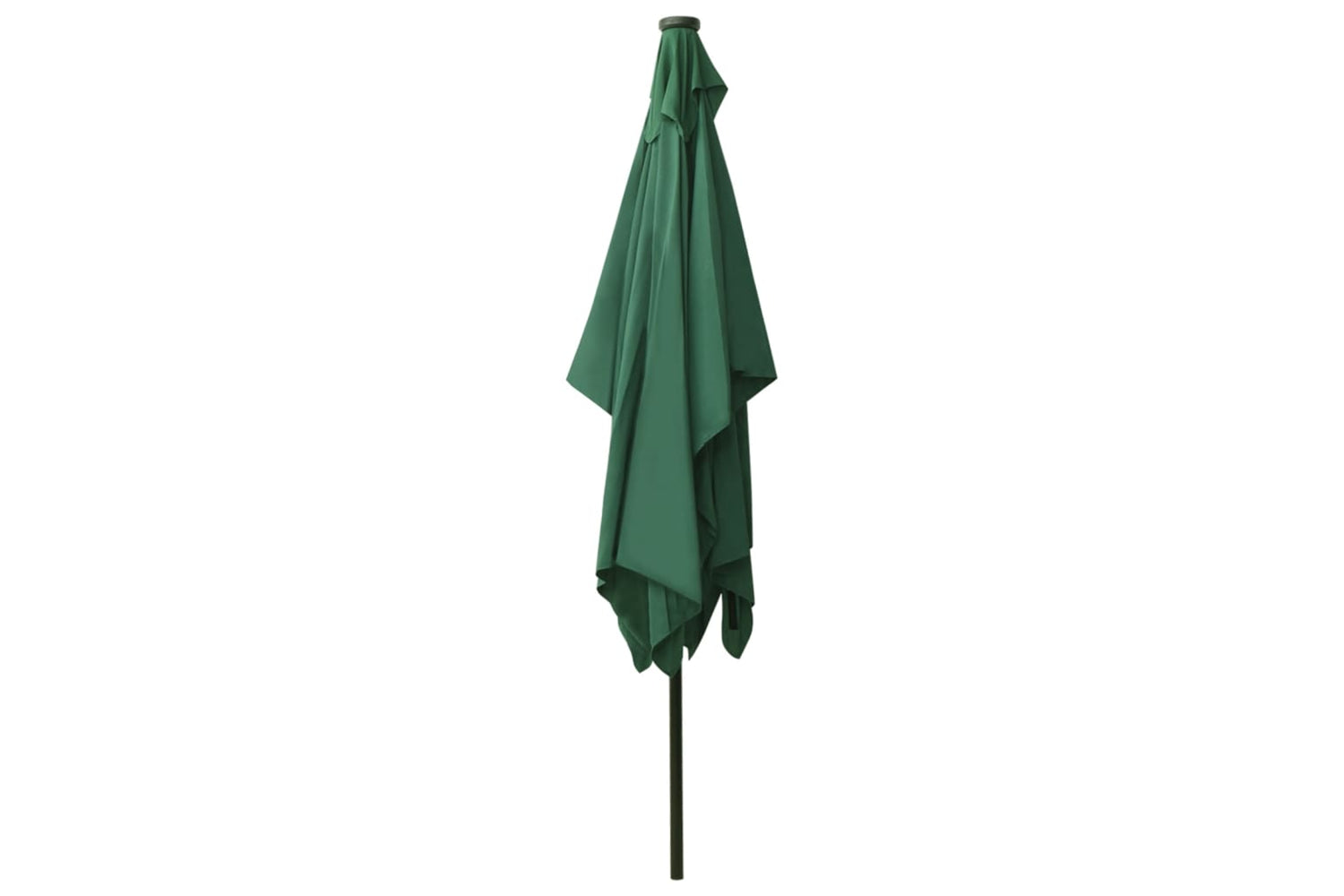 Vidaxl 313786 Parasol With Leds And Steel Pole Green 2x3 M-6