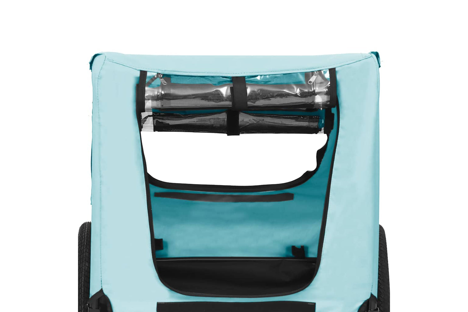 Vidaxl Pet Bike Trailer Blue And Black-7