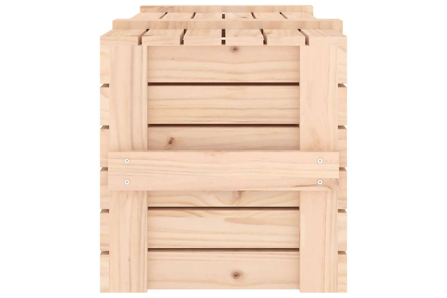 vidaXL 824998 Storage Box 91x40.5x42cm Solid Wood Pine-7