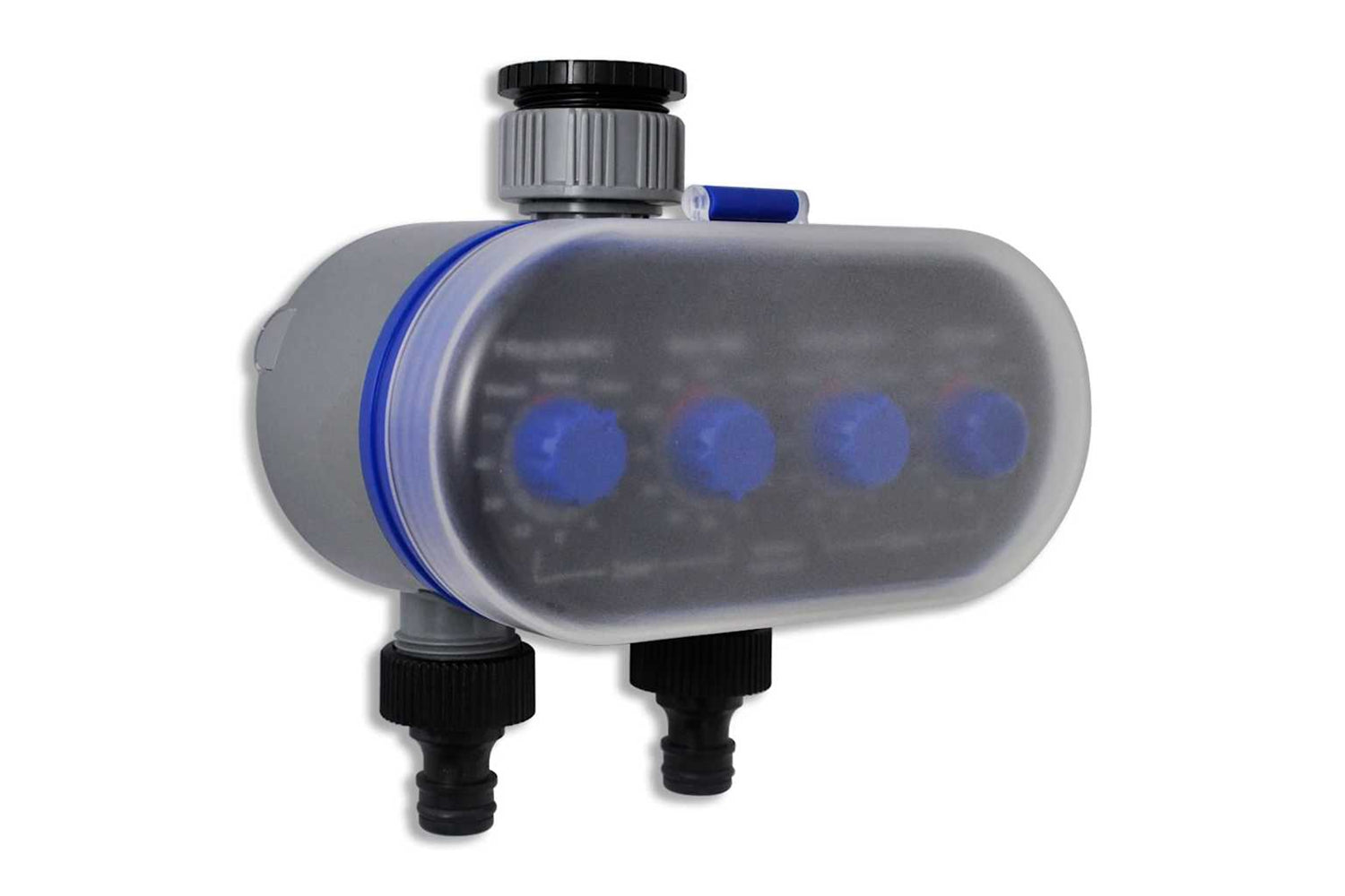 Vidaxl Garden Electronic Automatic Water Timer Irrigation Timer Double Outlet-3
