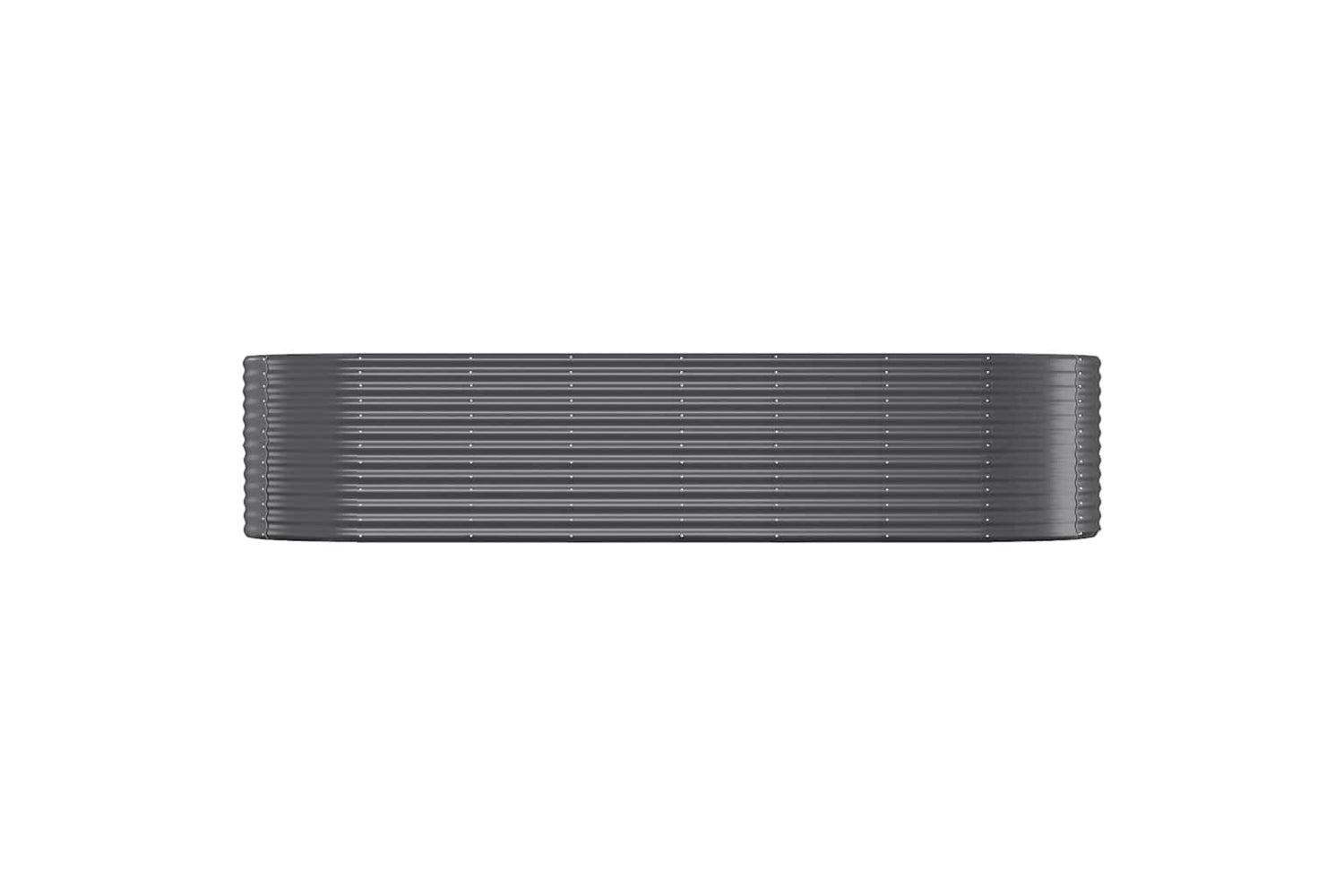 vidaXL 319071 Garden Raised Bed Powder-coated Steel 322x100x68cm Anthracite-2