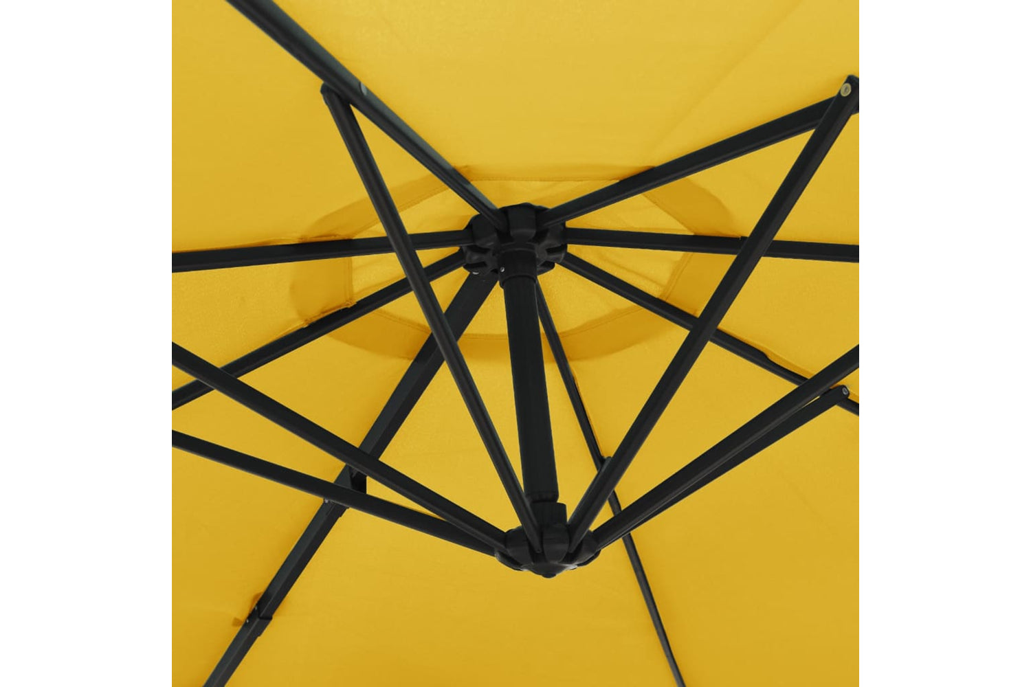 Vidaxl 362896 Wall-mounted Parasol With Leds Yellow 290cm-7