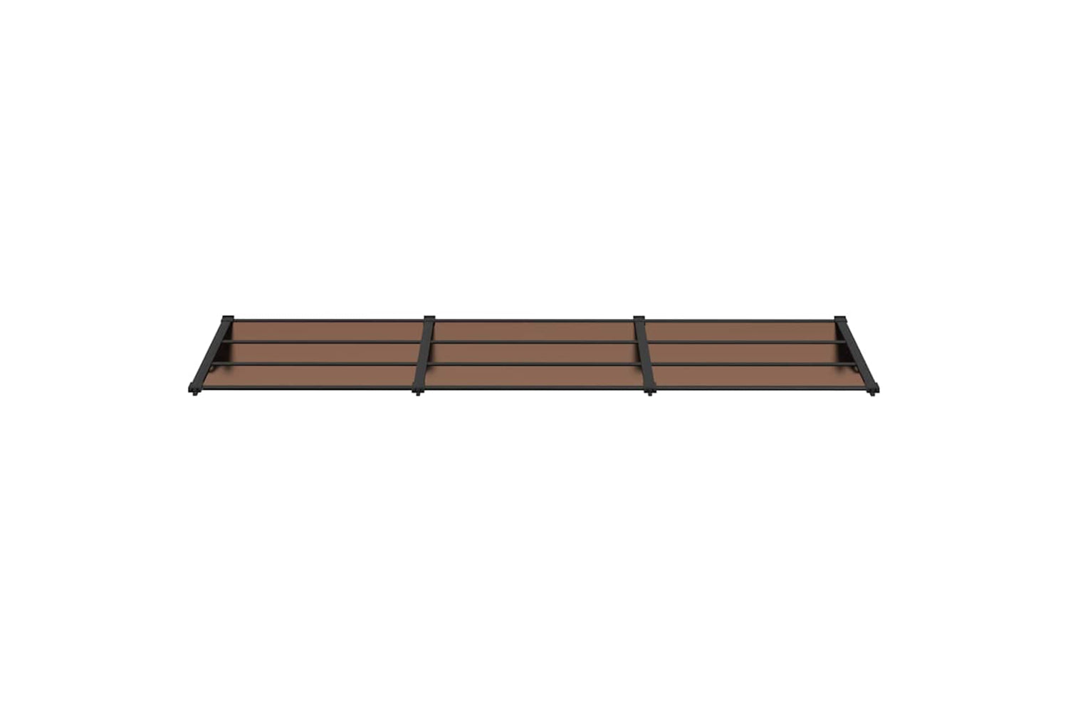 Vidaxl Door Canopy Black 297.5x90 Cm Polycarbonate-2