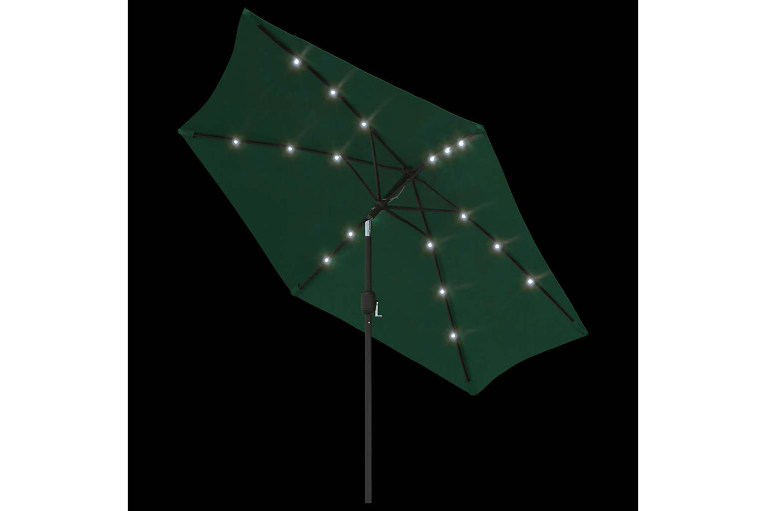 Vidaxl Led Cantilever Garden Parasol 3 M Green-4