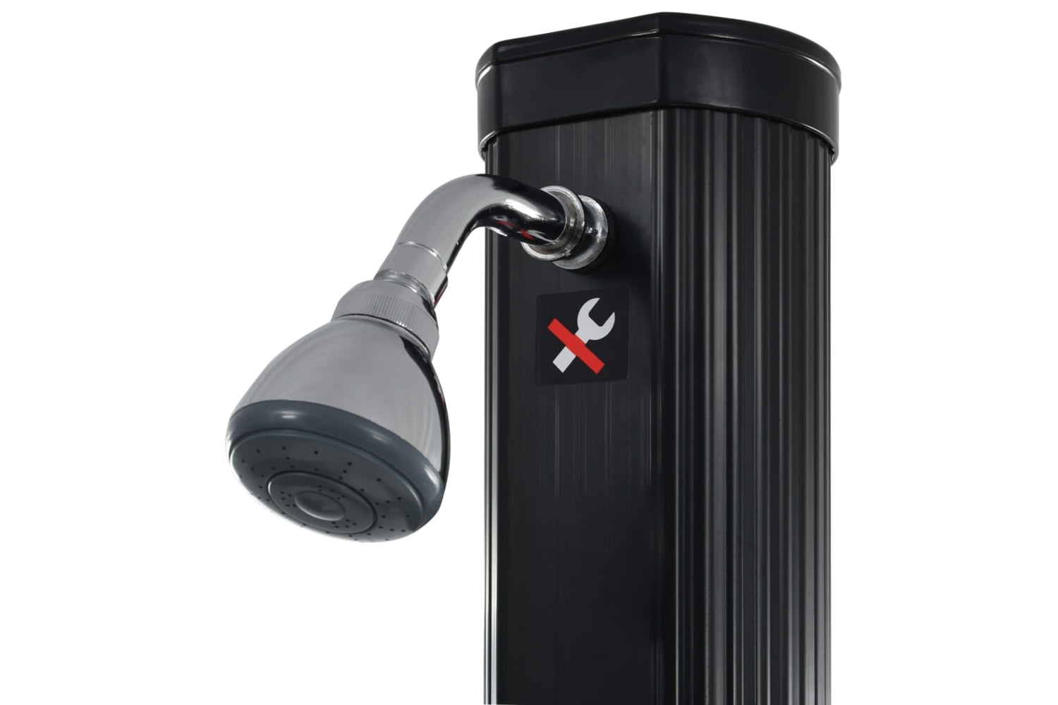 vidaXL 91719 Foldable Solar Shower Black 214cm 23 L-4