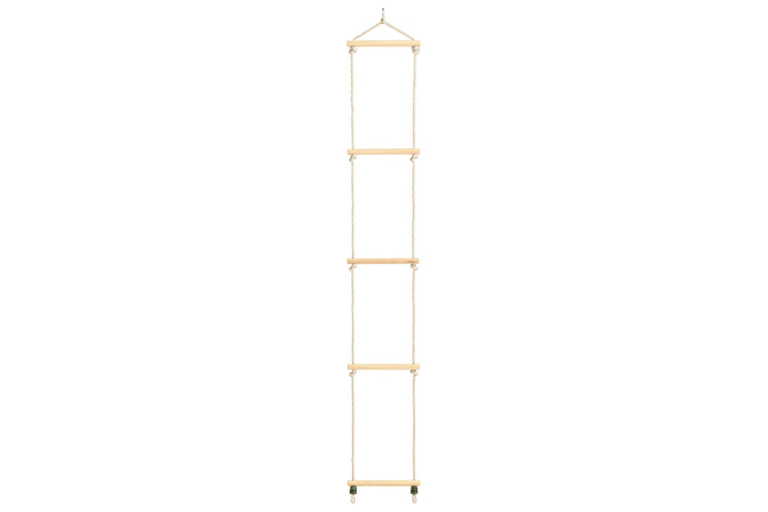 vidaXL 91936 Kid's Rope Ladder Solid Wood And Pe 30x168cm-2