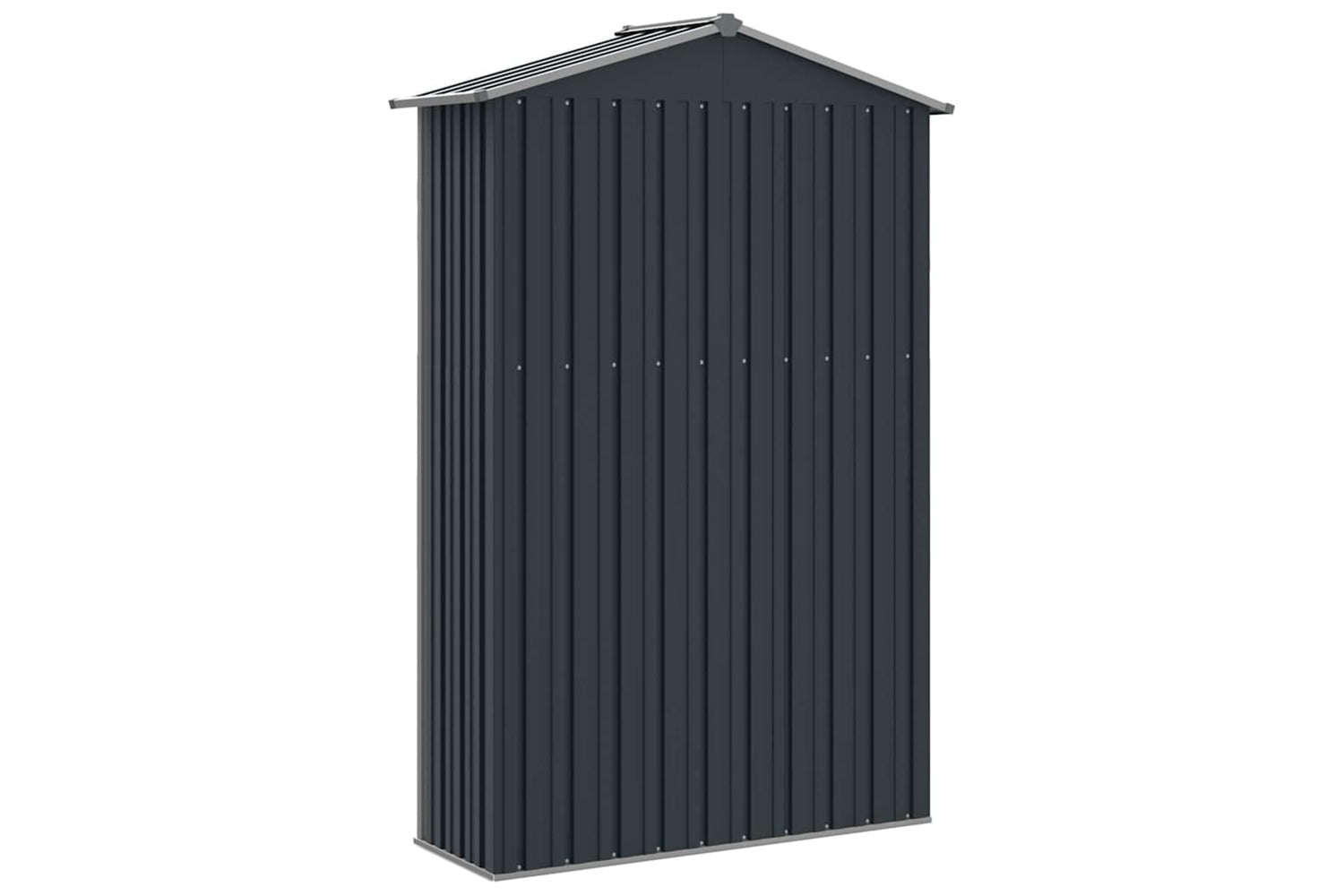 Vidaxl 46303 Garden Shed Anthracite 107.5x46x183 Cm Galvanised Steel-7