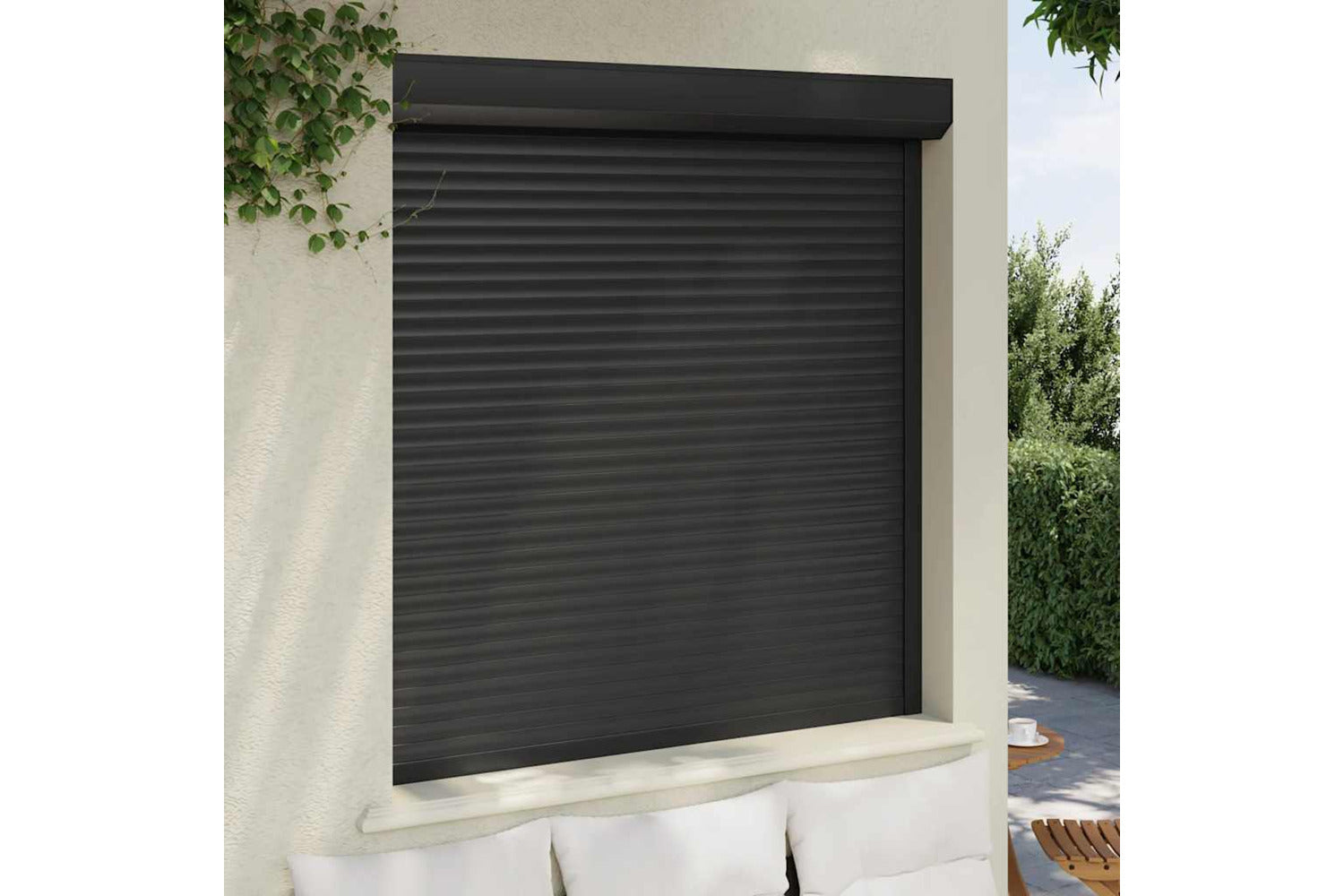 Vidaxl Roller Shutter Aluminium 140x150 Cm Anthracite-3